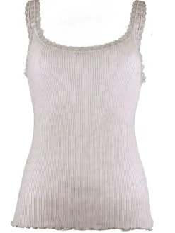 100% Bio Baumwolle Träger-Top PURE S/S gerippt Madiva Ecofuture®