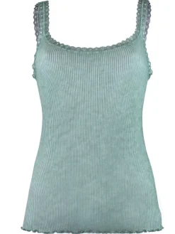 100% Bio Baumwolle Träger-Top PURE S/S gerippt Madiva Ecofuture®