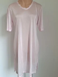 100% Bio-Seide KURZARM NACHTHEMD von Alkena