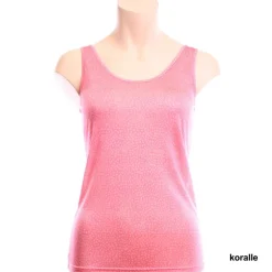 100% Bio-Seide TRÄGERTOP bedruckt von Alkena