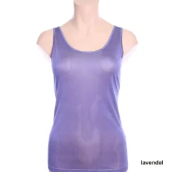 100% Bio-Seide TRÄGERTOP bedruckt von Alkena