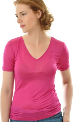 100% Bio-Seide T-SHIRT fein von Alkena