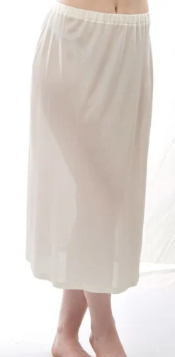 100% Bio-Seide UNTERROCK LANG von Alkena