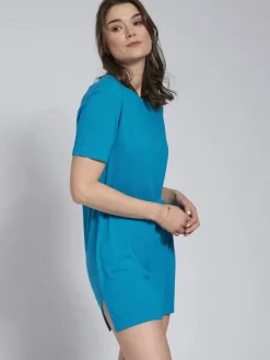 100% Bourette-Seide BIGSHIRT kurze Ärmel von Kokon Zwo