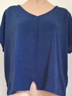 100% Bouretteseide Kurzarm Top von Kokon Zwo