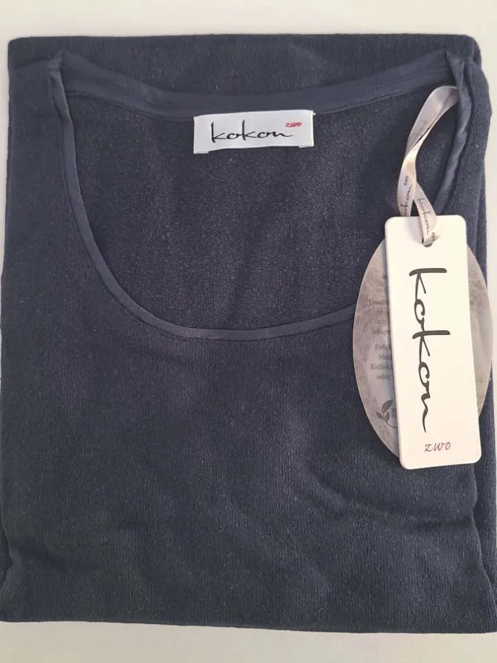 100% Bouretteseide RUNDHALS SHIRT viele Farben von Kokon Zwo