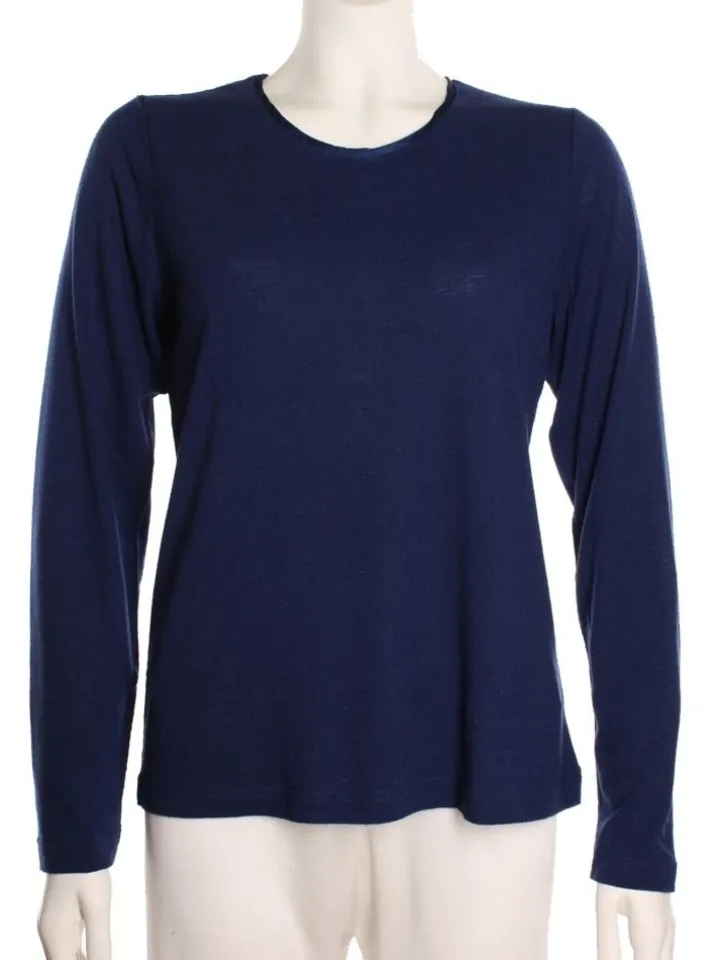 100% Bouretteseide RUNDHALS SHIRT viele Farben von Kokon Zwo