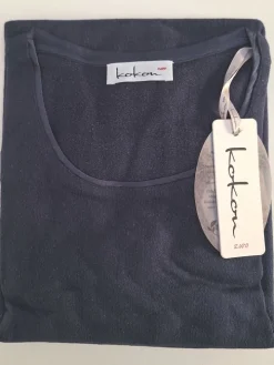 100% Bouretteseide RUNDHALS SHIRT bunt Kokon Zwo