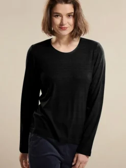 100% Bouretteseide RUNDHALS SHIRT bunt Kokon Zwo