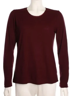 100% Bouretteseide RUNDHALS SHIRT uni Kokon Zwo