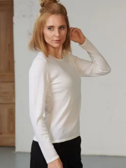 100% Merinowolle kbT Feinstrick Pullover von Kokon Zwo