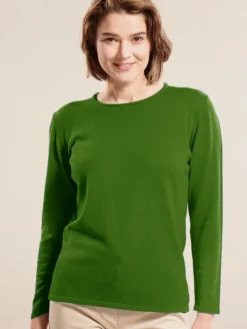 100% Merinowolle kbT Feinstrick Long-Pullover von Kokon Zwo