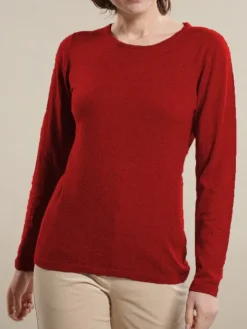 100% Merinowolle kbT Feinstrick Long-Pullover Kokon Zwo