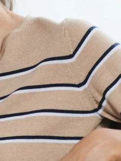 100% Merinowolle kbT Feinstrick Pullover uni Kokon Zwo