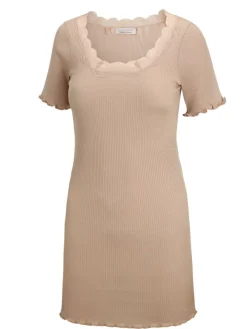 70% Seide 30% Baumwolle Kurzarm Nachthemd RIPP von Eva B. Bitzer