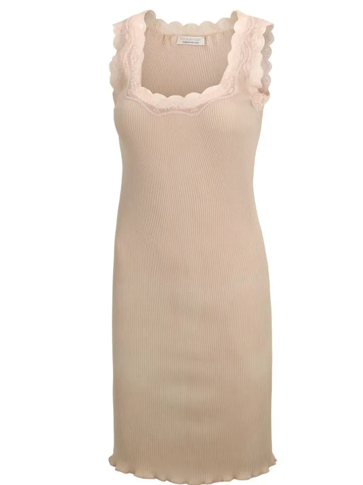 70% Seide 30% Baumwolle Träger Unterkleid RIPP von Eva B. Bitzer