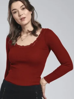 70% Seide 30% Bio-Baumwolle kbA LANGARMSHIRT gerippt von Kokon Zwo