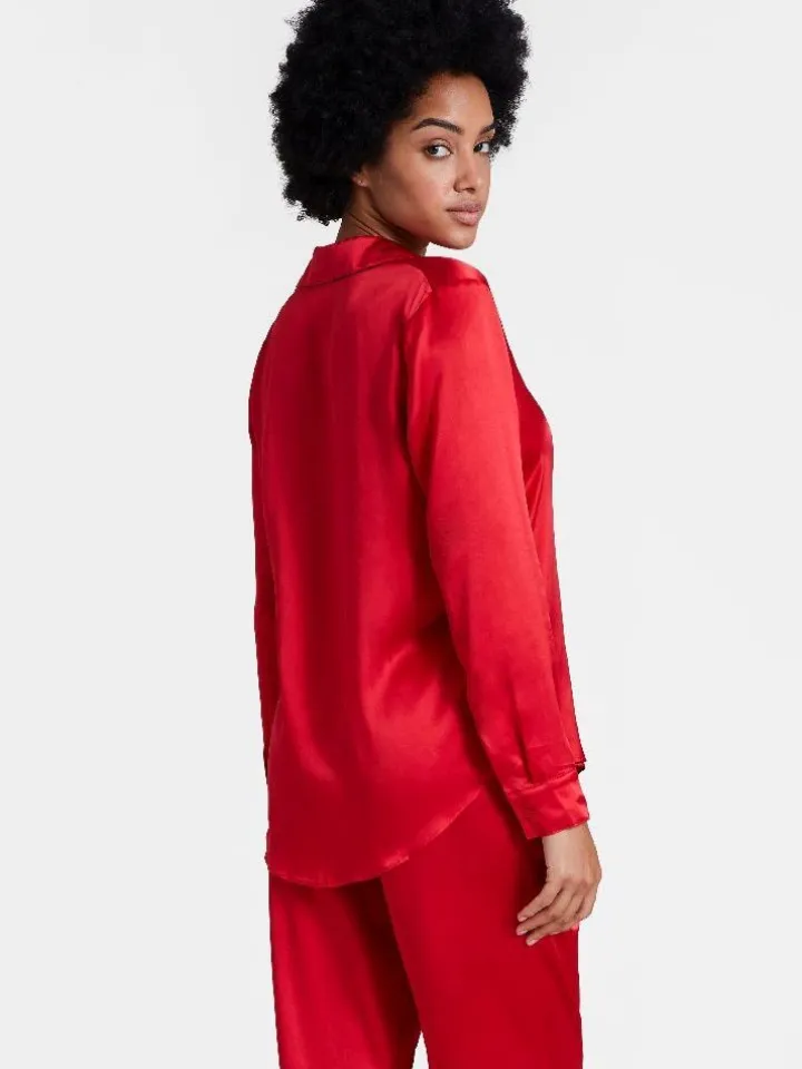 100% Seide Bluse TOI MON AMOUR Uni Farben von Aubade