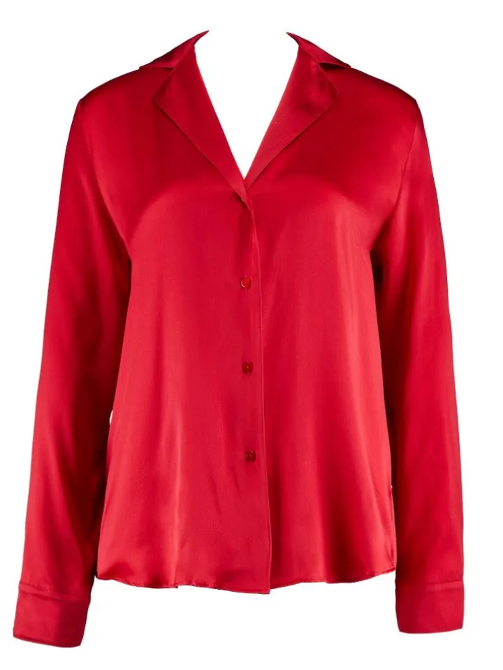 100% Seide Bluse TOI MON AMOUR Uni Farben von Aubade