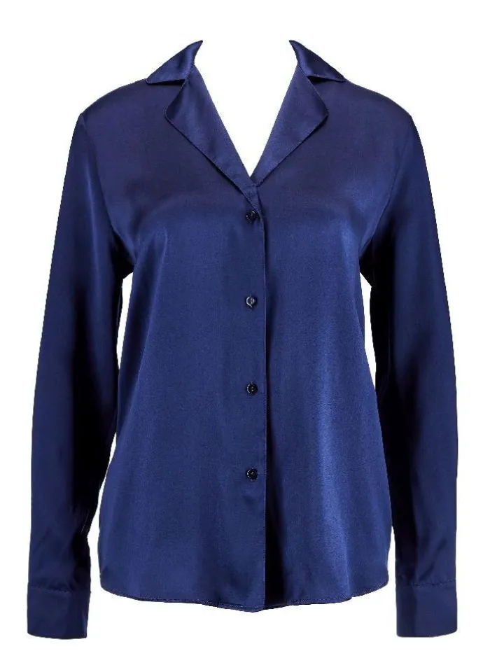 100% Seide Bluse TOI MON AMOUR Uni Farben von Aubade