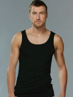 100% Seide Herren Träger Unterhemd Kokon Zwo