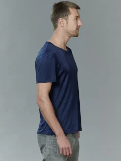 100% Seide Herren T-Shirt für Männer Kokon Zwo