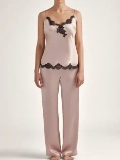 100% Seide Hose TOI MON AMOUR Uni Farben von Aubade