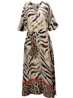 100% Seide Kaftan SELVAGGIO von Eva B. Bitzer
