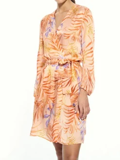 100% Seide Kimono LEANDRA in apricot von Eva B. Bitzer