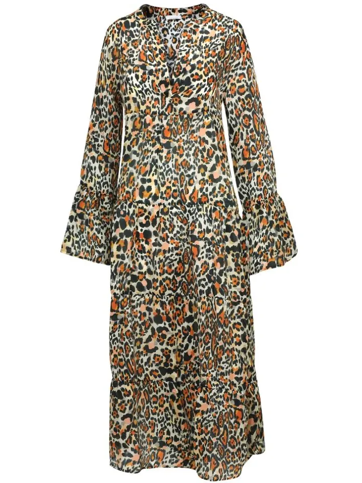 100% Seide Kleid lang LEONISSIMA von Eva B. Bitzer