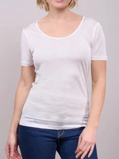 100% Seide KURZARM SHIRT bunt von Kokon Zwo