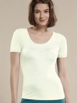 100% Seide KURZARM SHIRT bunt von Kokon Zwo