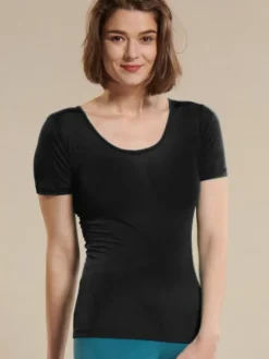 100% Seide KURZARM SHIRT bunt von Kokon Zwo