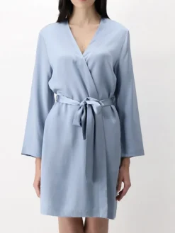 100% Seide Morgenmantel CLASSICO von Luna di Seta