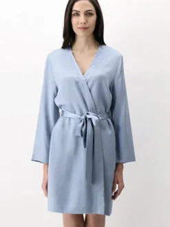 100% Seide Morgenmantel CLASSICO von Luna di Seta