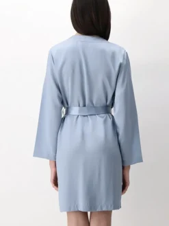 100% Seide Morgenmantel CLASSICO von Luna di Seta