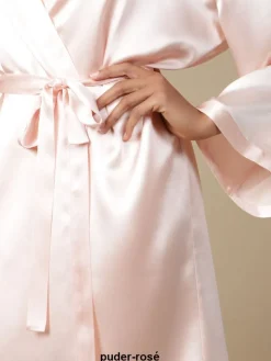 100% Seide Morgenmantel SOIE LASER Marjolaine