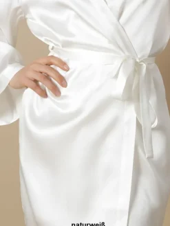 100% Seide Morgenmantel SOIE LASER Marjolaine