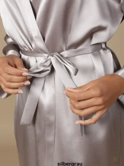 100% Seide Morgenmantel SOIE LASER kurz von Marjolaine