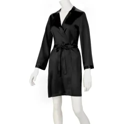 100% Seide Morgenmantel SOIE LASER elegant von Marjolaine