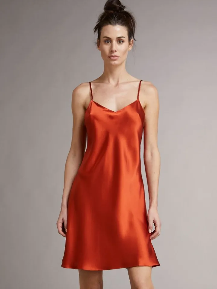 100% Seide Nachthemd CAROLINE elegant von Vivis