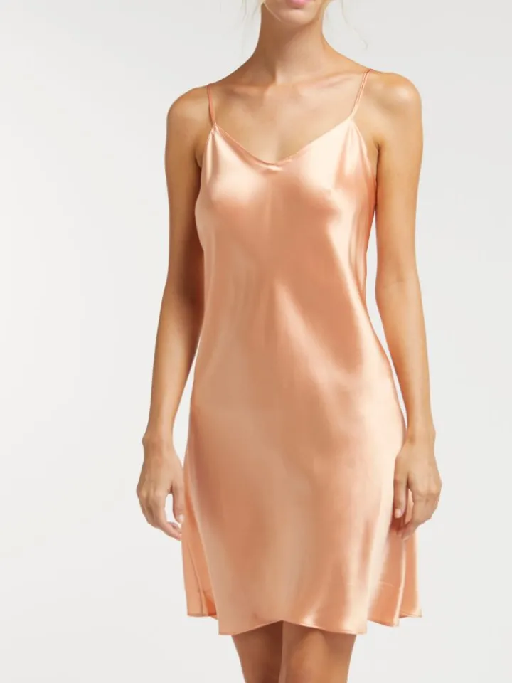 100% Seide Nachthemd CAROLINE elegant von Vivis