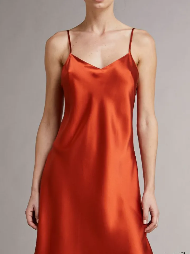 100% Seide Nachthemd CAROLINE elegant von Vivis