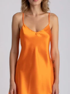 100% Seide Nachthemd CAROLINE elegant von Vivis