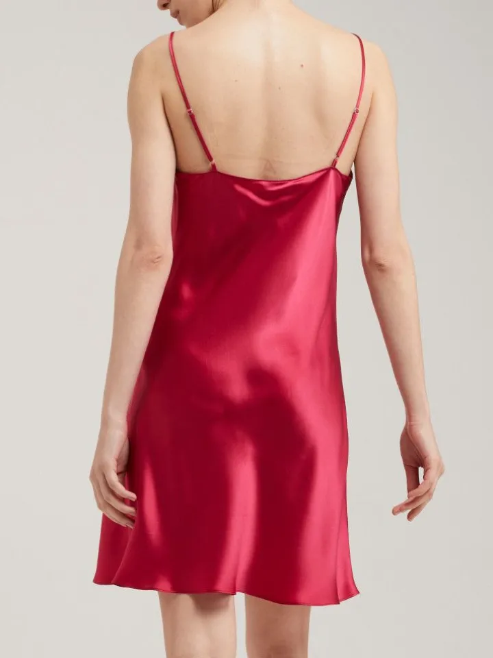 100% Seide Nachthemd CAROLINE elegant von Vivis