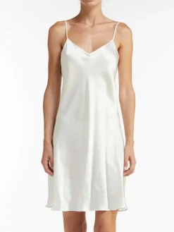 100% Seide Nachthemd CAROLINE klassisch von Vivis