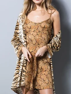 100% Seide Nachthemd SERPENTE von Eva B. Bitzer