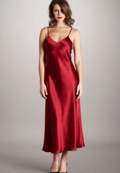 100% Seide Nachtkleid DORINE von Vivis