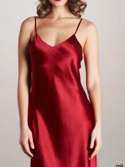 100% Seide Nachtkleid DORINE von Vivis