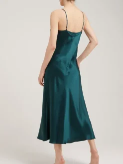 100% Seide Nachtkleid lang DORINE von Vivis